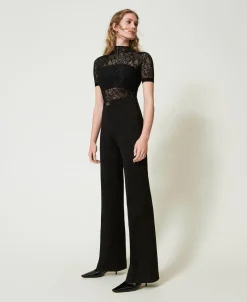 Straight-Leg-Hose Mit „Oval T“-Gürtel