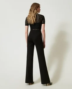 Straight-Leg-Hose Mit „Oval T“-Gürtel