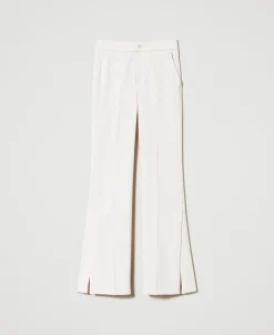Straight-Leg-Hose Mit Schlitzen