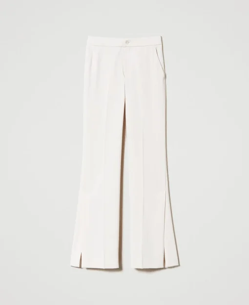 Straight-Leg-Hose Mit Schlitzen