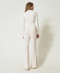 Straight-Leg-Hose Mit Schlitzen