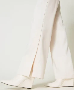 Straight-Leg-Hose Mit Schlitzen