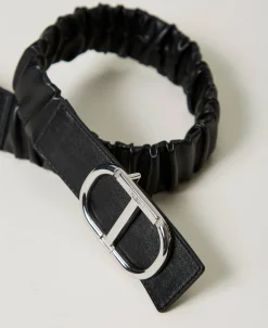Stretchgürtel Mit „Oval T“-Schnalle