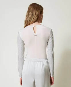 Stretchshirt Mit Alloverstrass