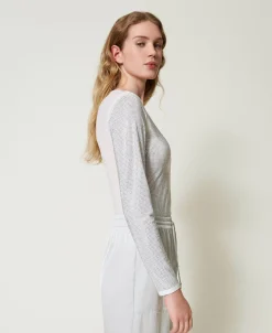 Stretchshirt Mit Alloverstrass