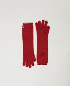 Strickhandschuhe Mit Herzpatch