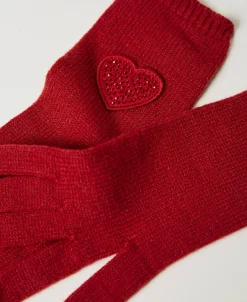 Strickhandschuhe Mit Herzpatch