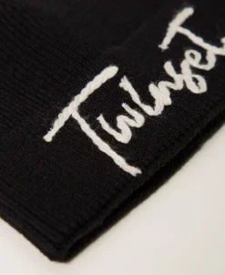 Strickmütze Mit Sticklogo