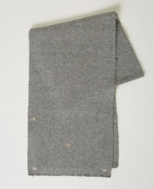 Strickschal Mit Oval Ts