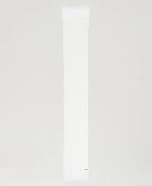 Strickschal Mit Zopfmuster