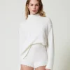 Strickshorts Aus Angoramischung Mit Perlen