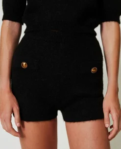 Strickshorts „Emily“ Aus Mohairmischung