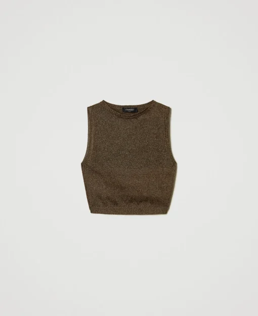 Stricktop Mit Lurex