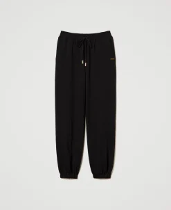 Sweatjoggers Mit Satin