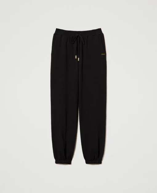 Sweatjoggers Mit Satin