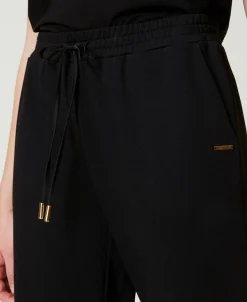 Sweatjoggers Mit Satin