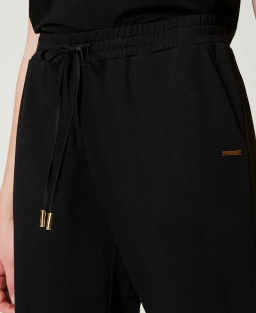 Sweatjoggers Mit Satin
