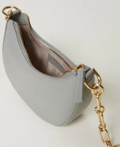 Tasche „Mini Croissant“ Mit „Oval T“-Schließe