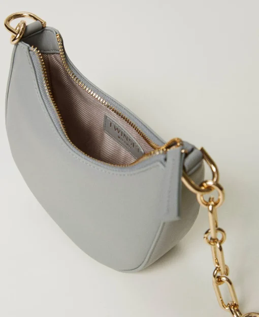 Tasche „Mini Croissant“ Mit „Oval T“-Schließe
