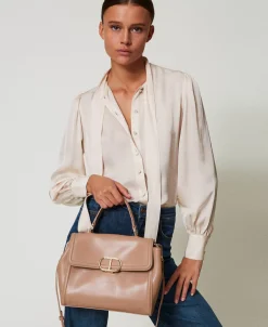 Top-Handle-Bag „Brera“ Mit „Oval T“-Schließe
