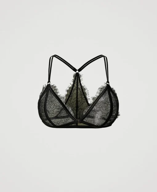 Triangel-BH Aus Spitze Und Satin
