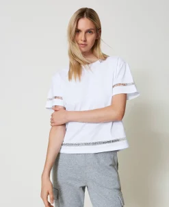 T-Shirt Im Regular-Fit Mit Sticklogo