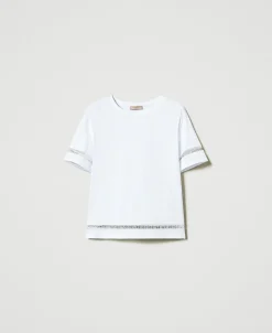 T-Shirt Im Regular-Fit Mit Sticklogo