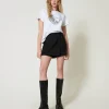 T-Shirt Mit Aufgesticktem Logo Und Jaguar