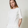 T-Shirt Mit Perlen