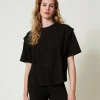 T-Shirt Mit Strass Im Dégradé