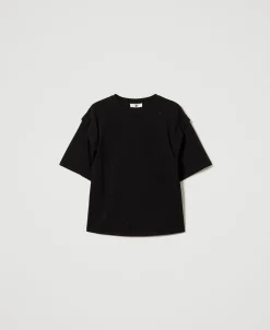 T-Shirt Mit Strass Im Dégradé