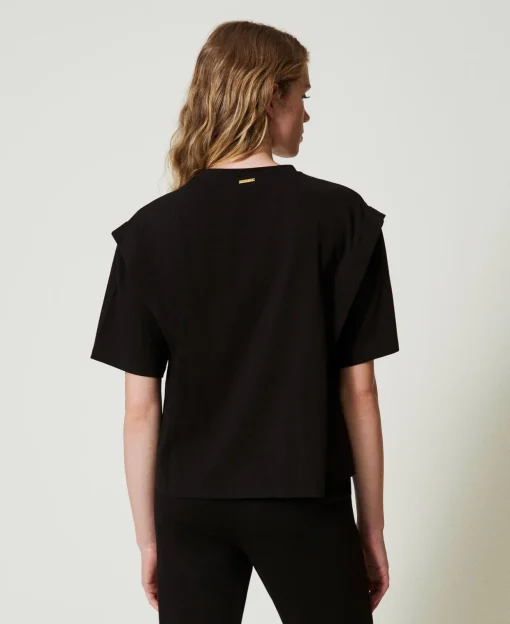 T-Shirt Mit Strass Im Dégradé