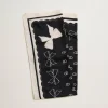 Tuch Mit Schleifenprint Und Logos