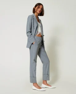 Von Hand Bestickte Hose