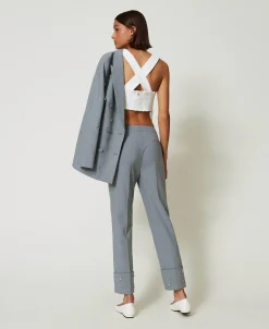 Von Hand Bestickte Hose