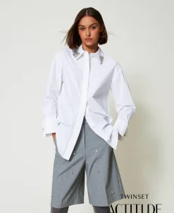 Von Hand Bestickte Shorts