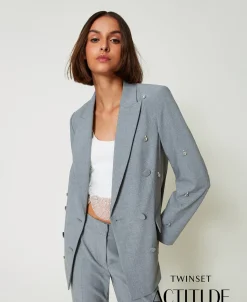 Von Hand Bestickter Blazer