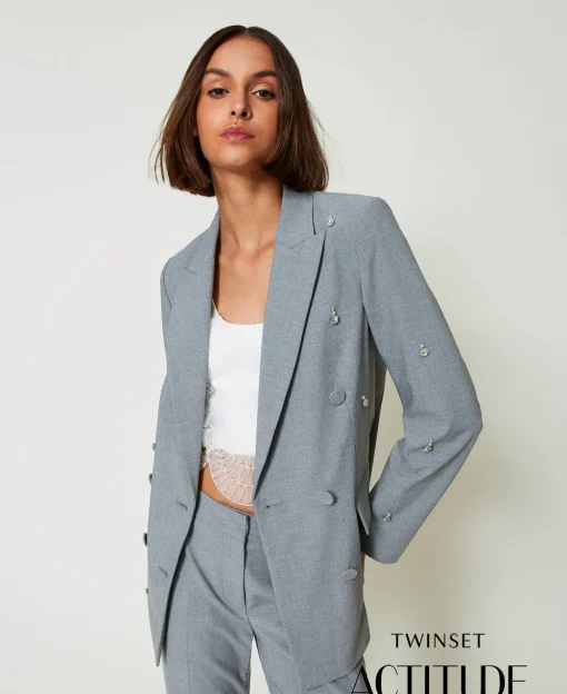 Von Hand Bestickter Blazer
