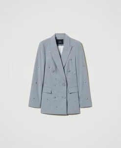 Von Hand Bestickter Blazer