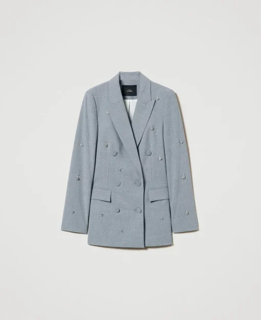 Von Hand Bestickter Blazer