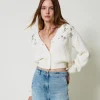 Von Hand Bestickter Cardigan