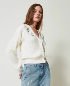 Von Hand Bestickter Cardigan