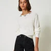 Von Hand Bestickter Pullover