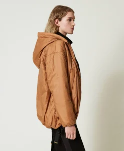 Wattierte Wendejacke