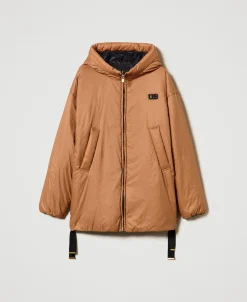 Wattierte Wendejacke