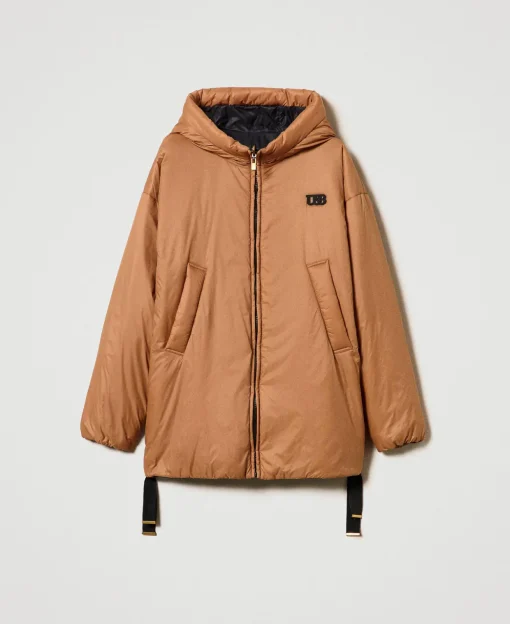 Wattierte Wendejacke