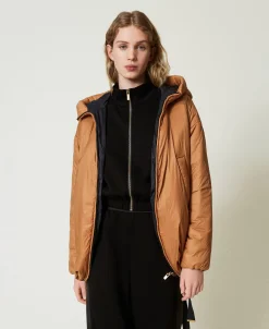 Wattierte Wendejacke