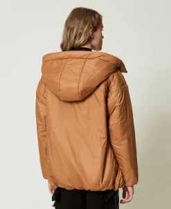 Wattierte Wendejacke