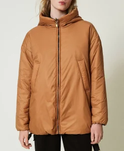 Wattierte Wendejacke