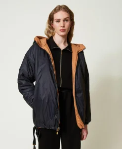 Wattierte Wendejacke